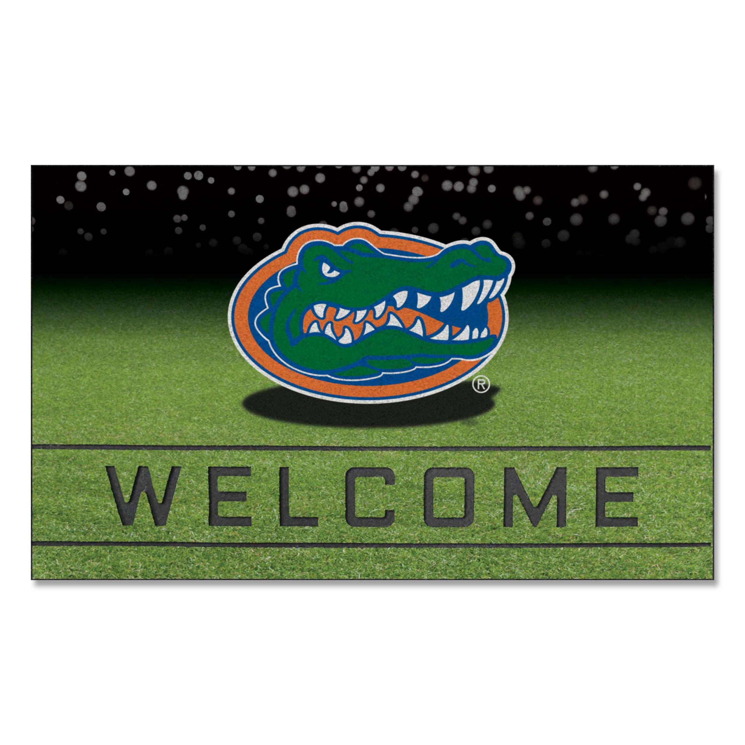 Fanmats 19977 Florida Gators Crumb Rubber Outdoor Door Mat - 18In. X 30In.